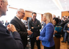 Bundesinnenministerin Faeser begrüßt Bayerns Innenminister Joachim Herrmann im Sitzungssaal