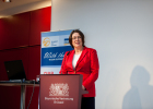 Auf dem zweiten European Rail Summit in der Bayerischen Vertretung in Brüssel traf Herrmann Violeta Bulc, EU-Kommissarin für Verkehr.