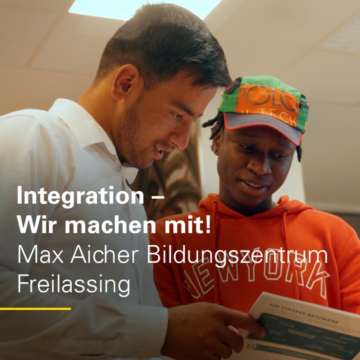 Vorschaubild zum Video "Integration wir machen mit - Max Aicher Bildungszentrum Freilassing"