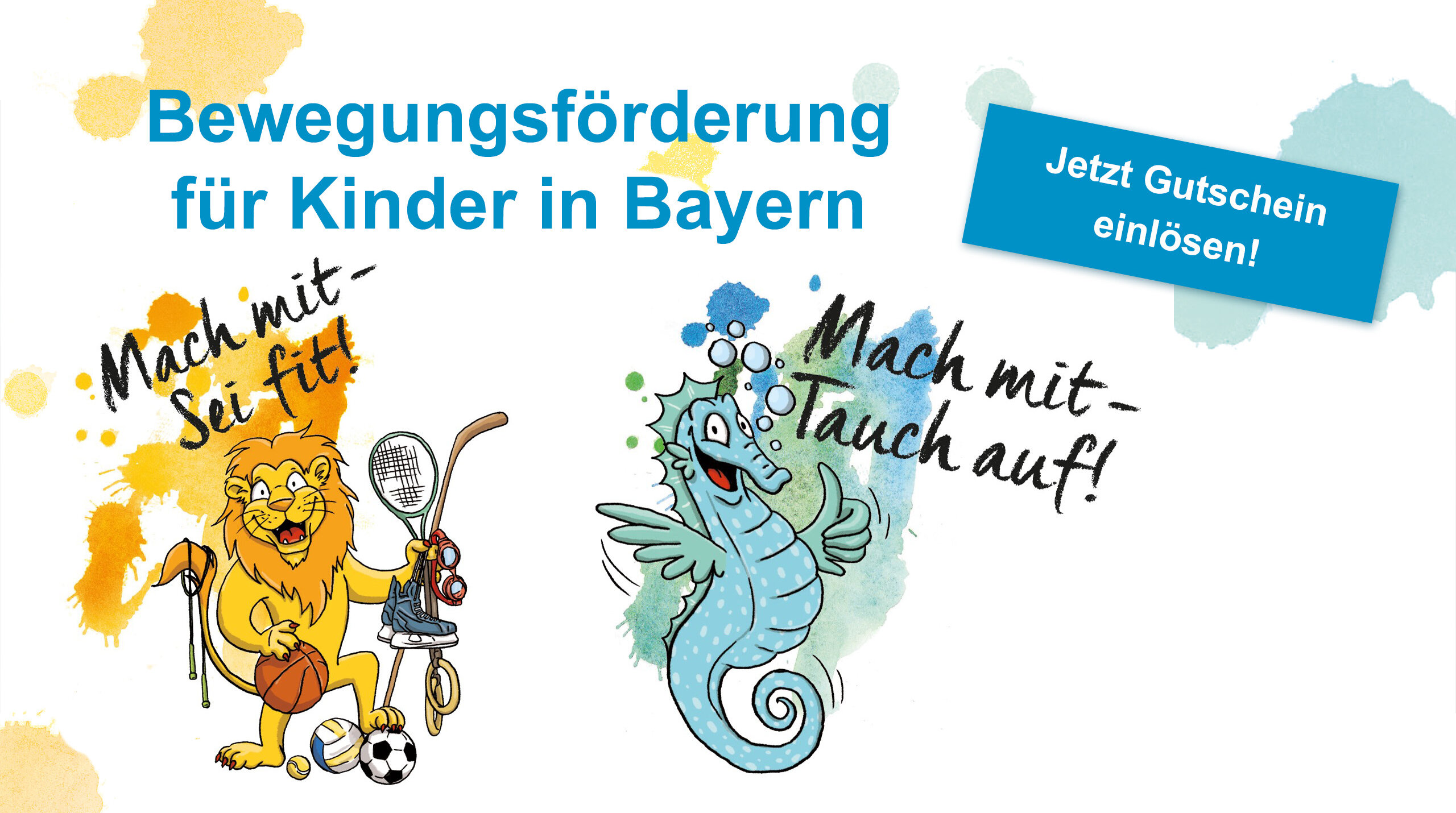 Grafik: Bewegungsförderung für Kinder in Bayern