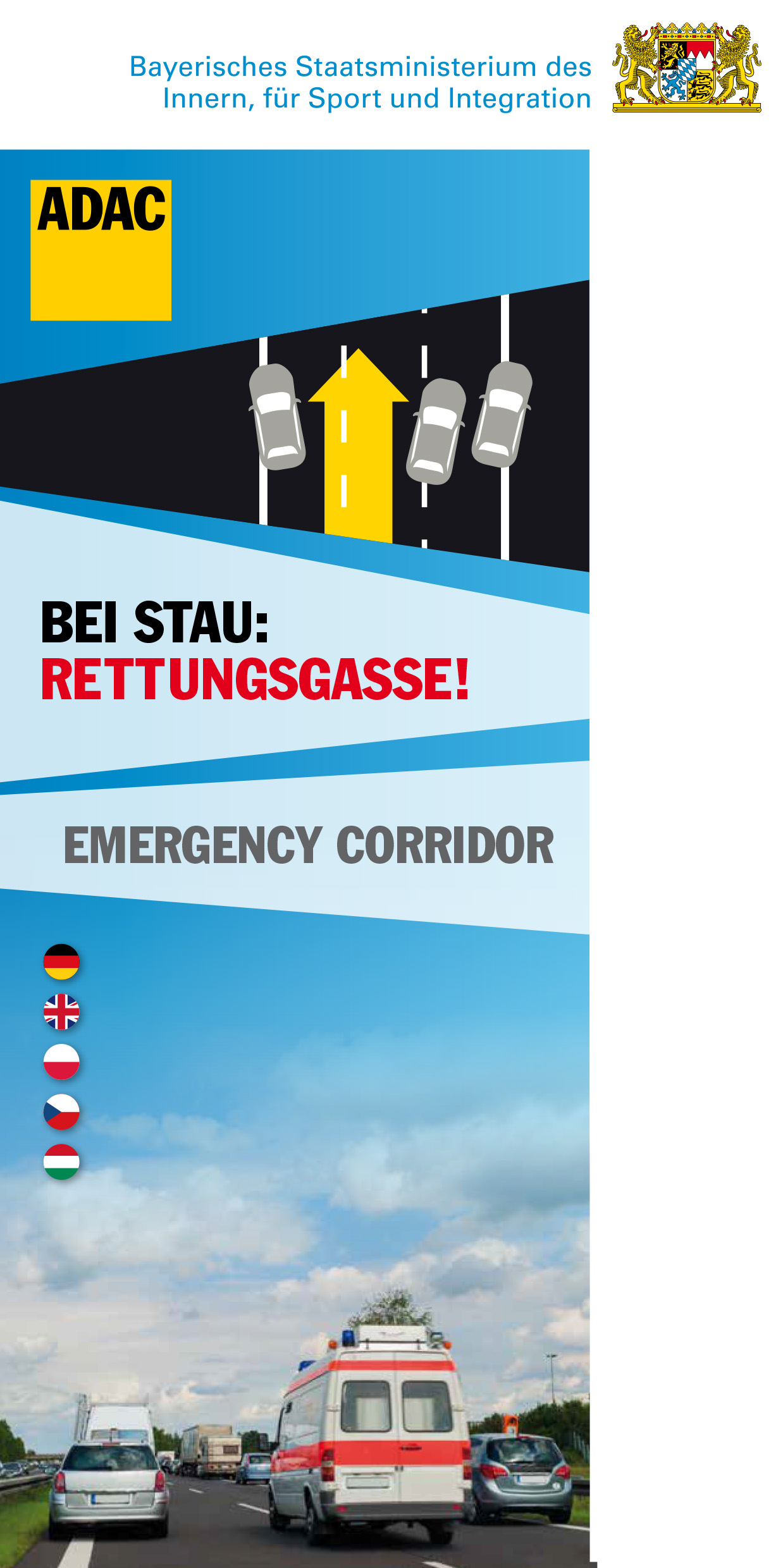 Cover "Bei Stau: Rettungsgasse"
