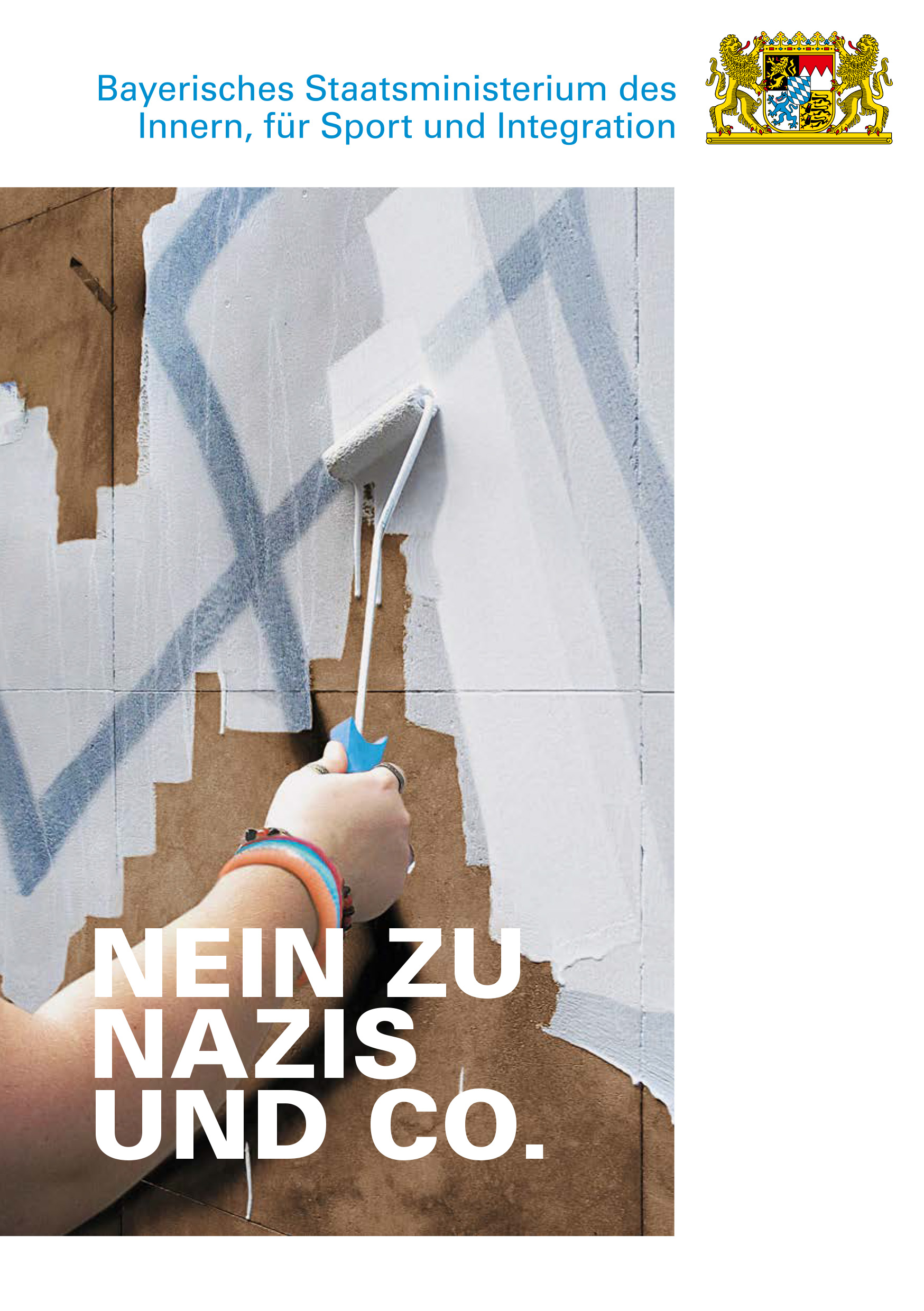 Cover zur Broschüre "Nein zu Nazis und Co."